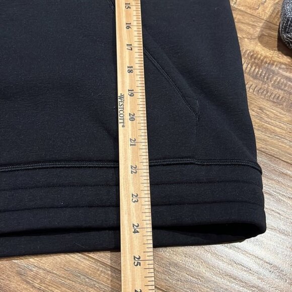 Ivivva black cozy panel neck hoodie grey sleeves - Picture 10 of 11